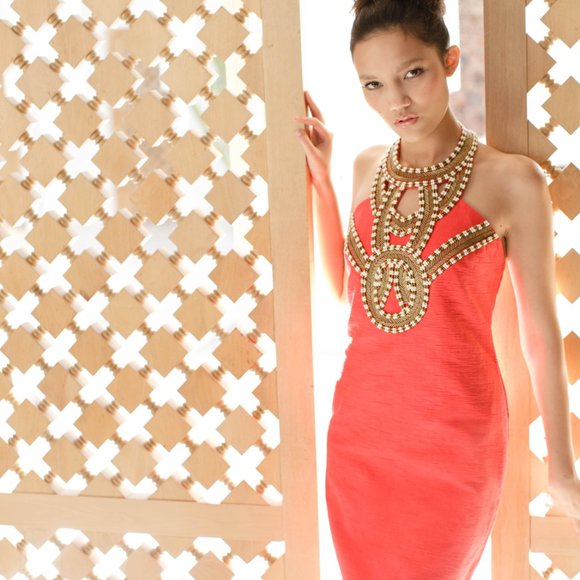 Trina Turk beaded minidress shift size 0  XXS  XXSP  00 - Picture 3 of 10